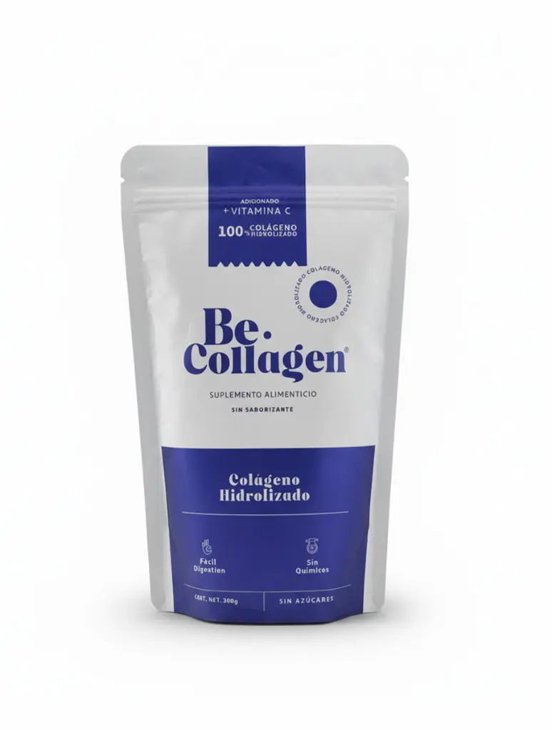 Becollagen | Colágeno Hidrolizado Sin Sabor con Vitamina C